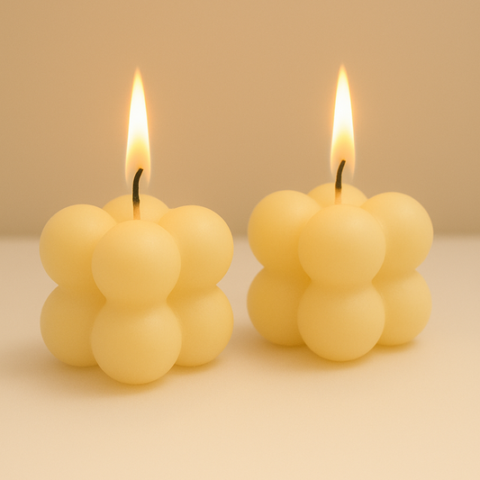 Mini Bubble Candles - Pack of 2