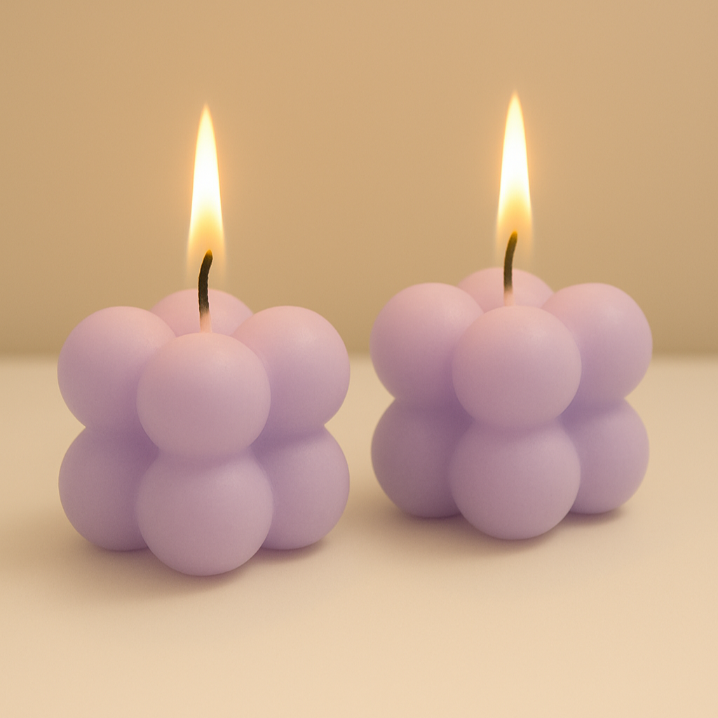 Mini Bubble Candles - Pack of 2