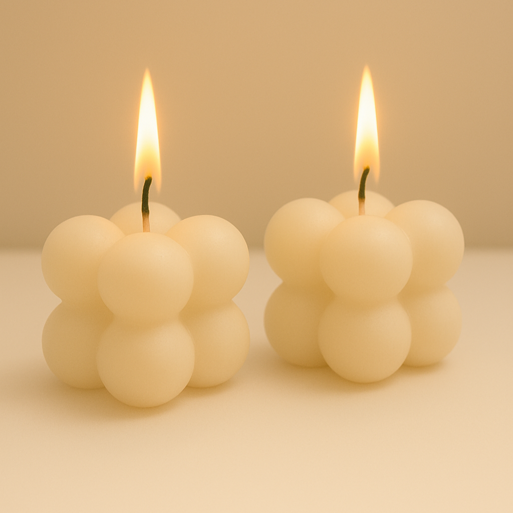 Mini Bubble Candles - Pack of 2
